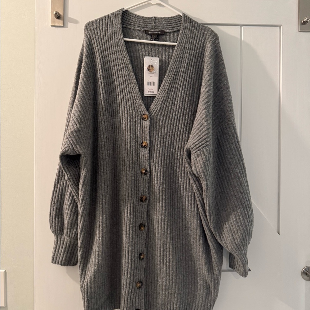 French Connection Charcoal Knit Top